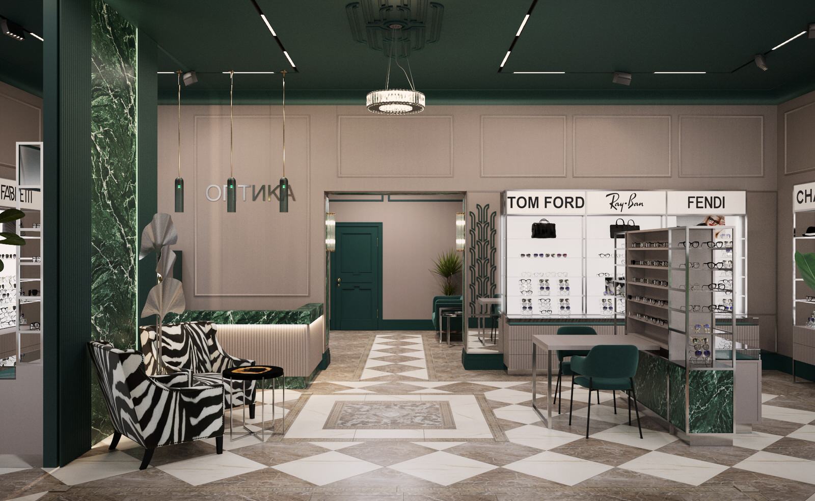 Проект магазина - оптики