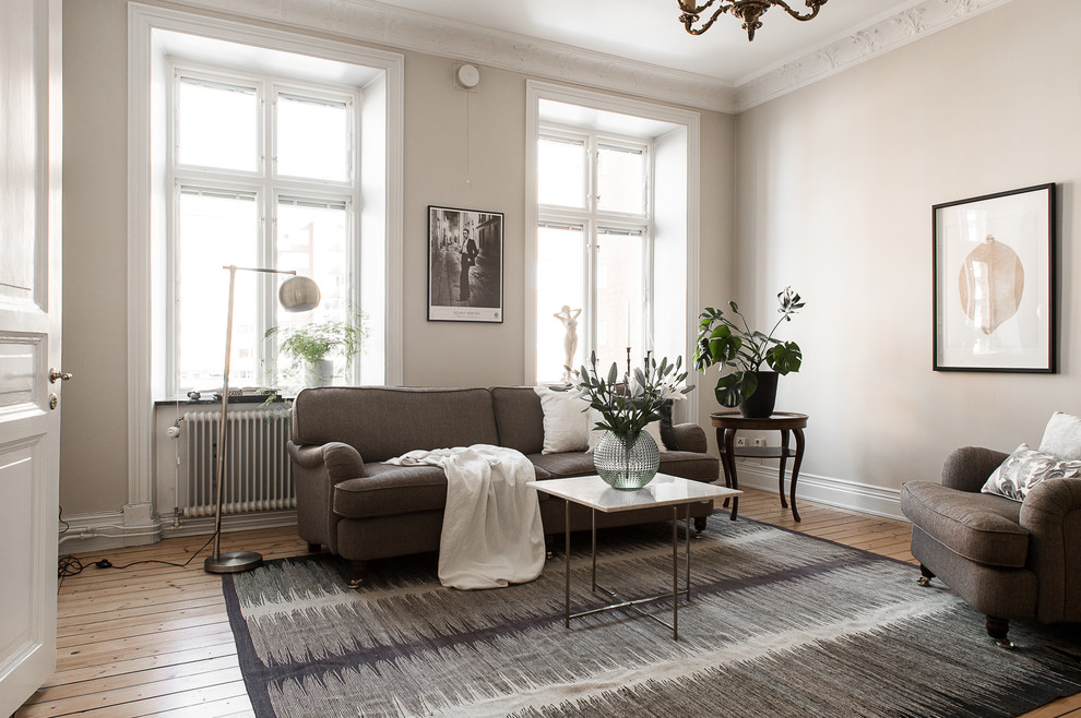Photo of a traditional living room in Gothenburg.