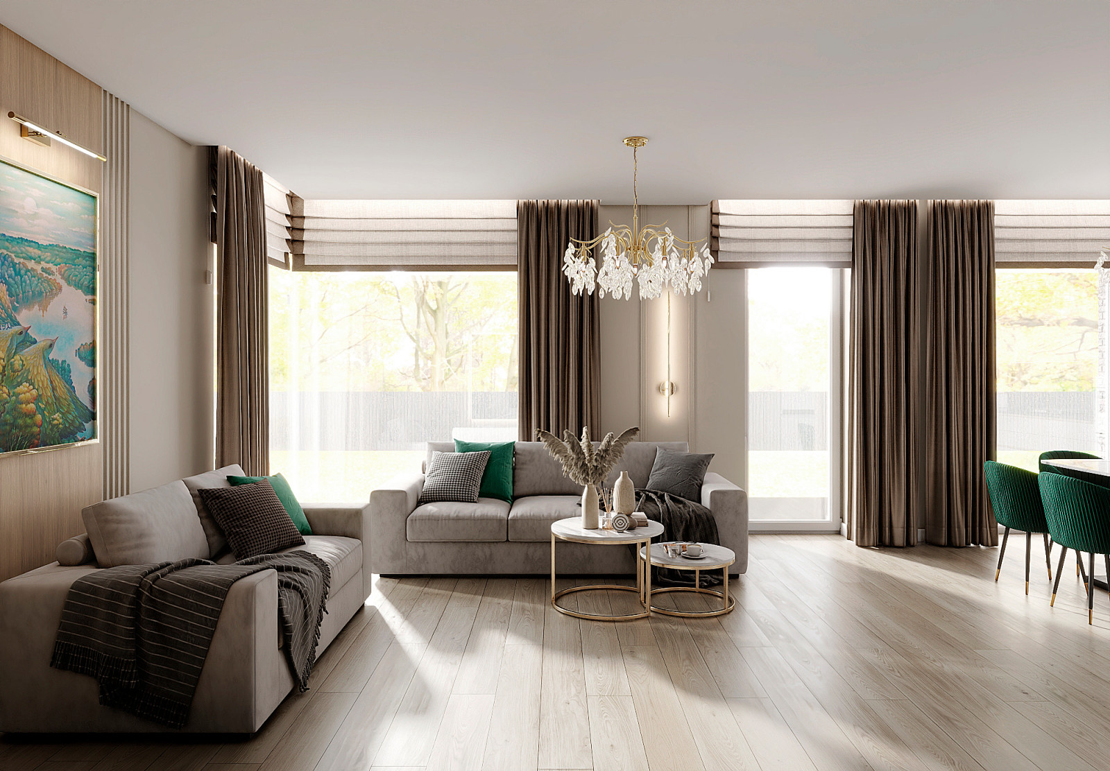 Проект в коттеджном посёлке Каменки