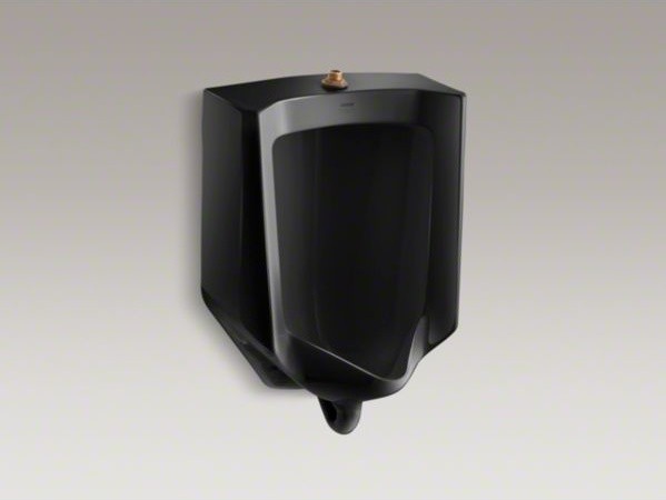 KOHLER Bardon(TM) washout wall-mount high efficiency 1/8 gpf urinal with top spu