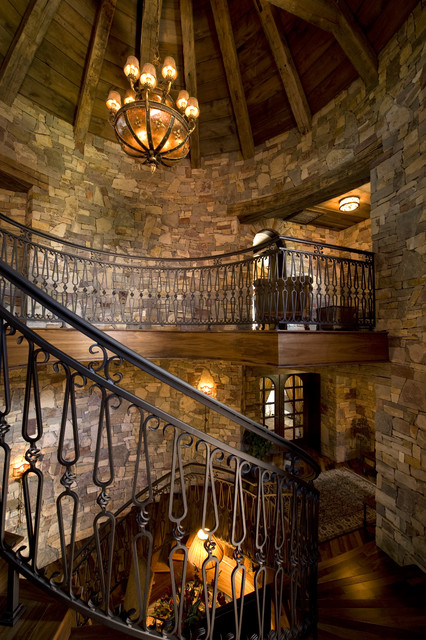 Staircase rustico-escalera