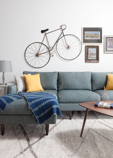 Mill House Condo contemporary-vardagsrum