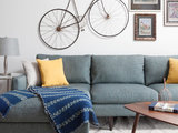 Contemporary Living Room Mill House Condo