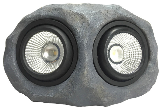 9 Dural Head Solar Powered Super Bright Garden Rock Lights 9 Dural Head Solar Powered Super Bright Garden Rock Lights Outdoor Color