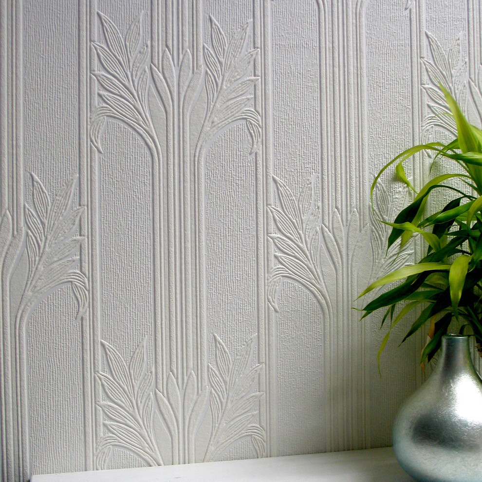 Wildacre Paintable Textured Vinyl Wallpaper Contemporary Wallpaper