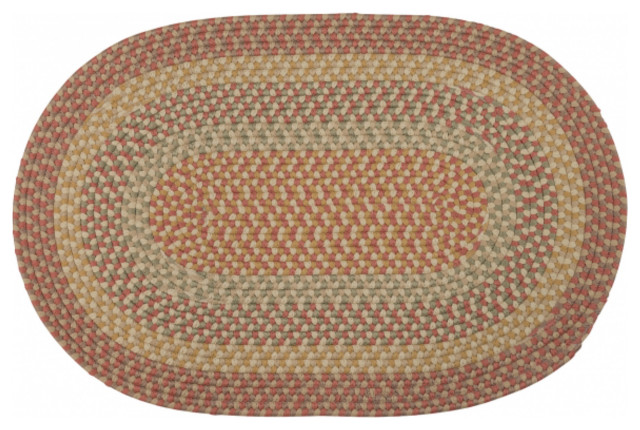 Colonial Mills Mendi Braided Rug, 7'x7' Round - Contemporary - Outdoor ...