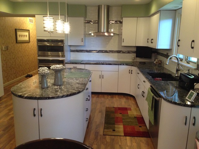 1960 Kitchen Family Room Update Transitional Kitchen Other