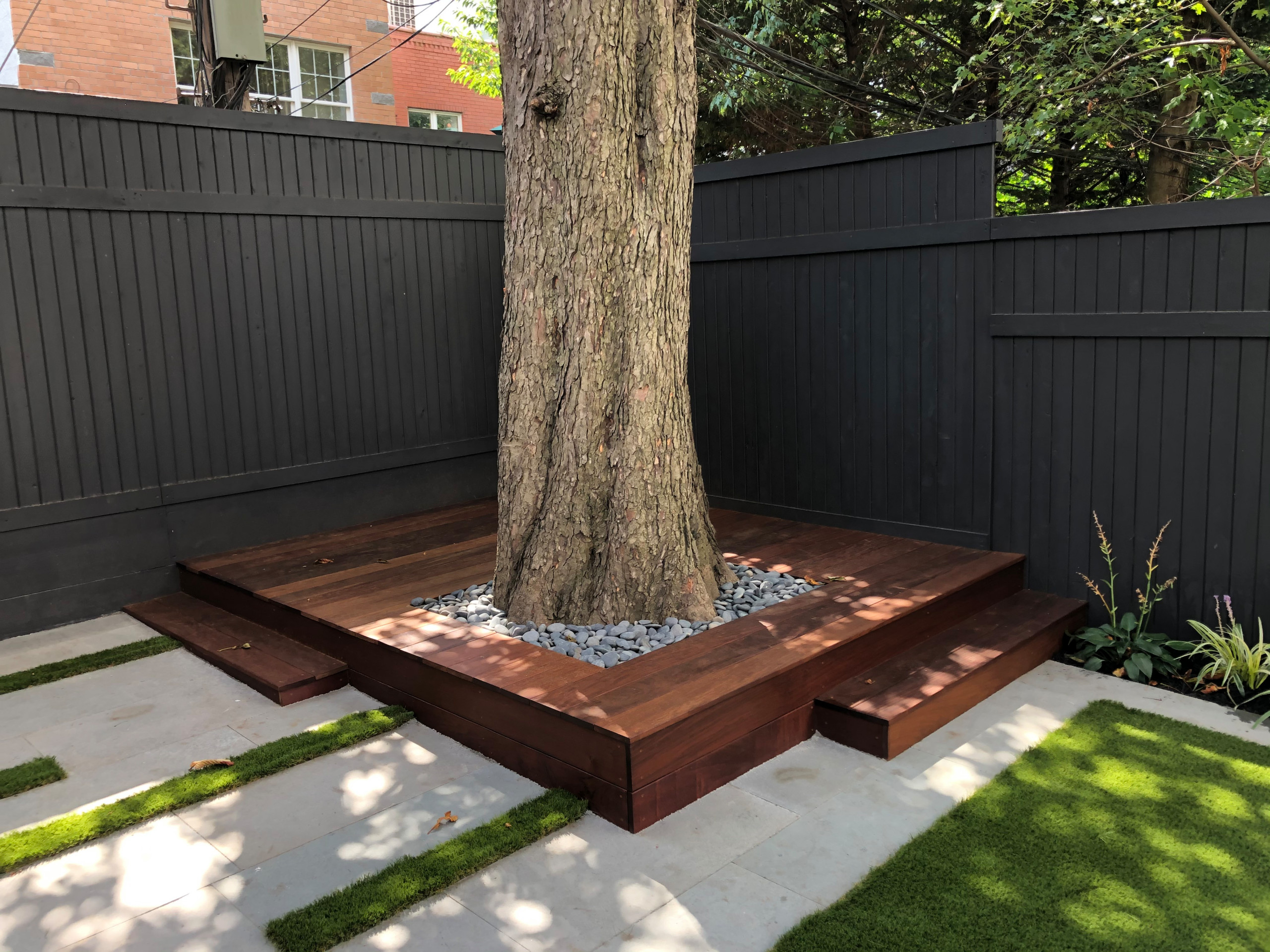 Kids Garden in a Shady  Backyard