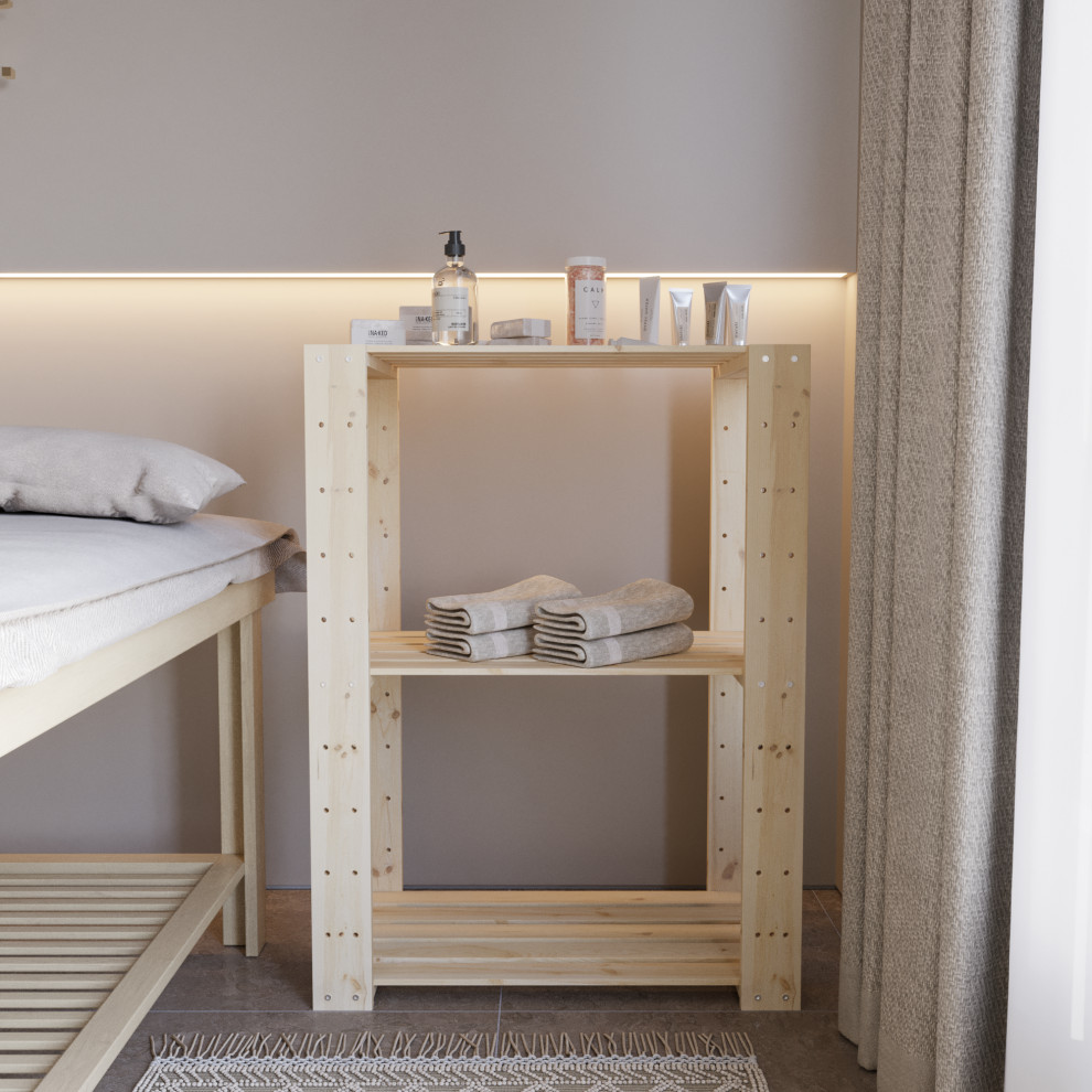 Стеллаж деревянный  БОР 1