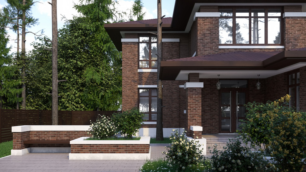 Дом в стиле Ллойда Райта