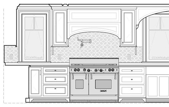 Cumberland Foreside interior-elevation