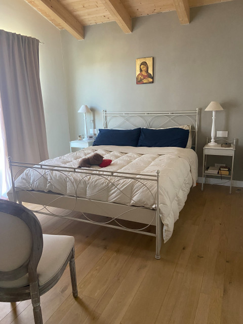 Villa A. shabby-chic-inspireret-sovevaerelse