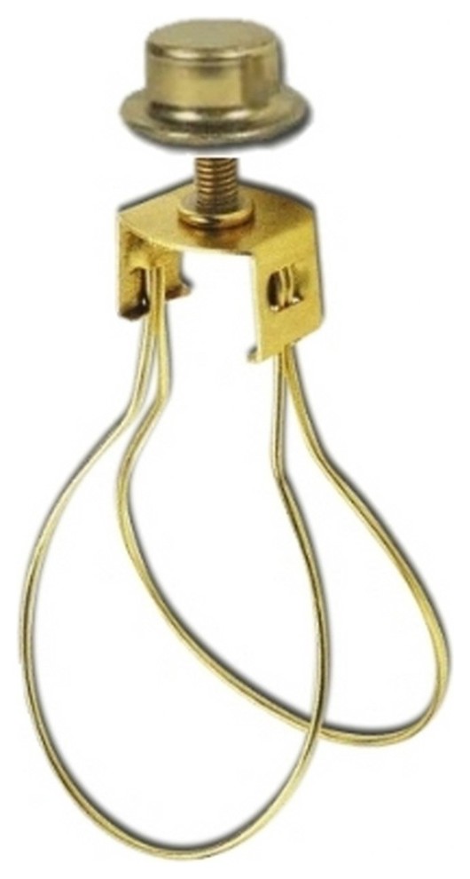 Lamp Shade Bulb Clip Adapter Clip on With Shade Attaching Finial Traditional Lighting