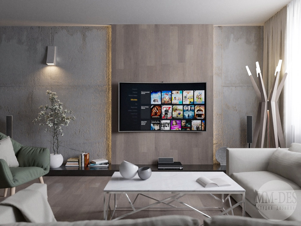 Современная квартира. "Бетонные джунгли"