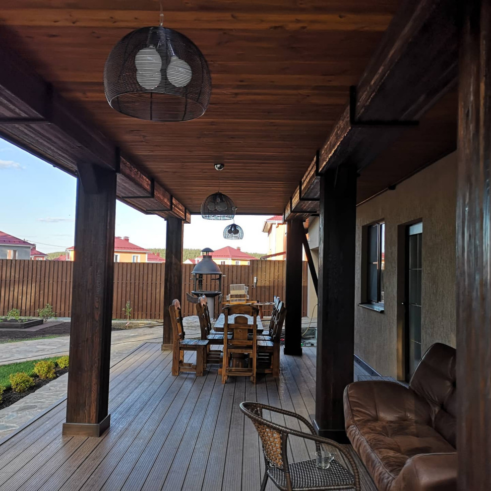 Веранда открытого типа 42 м2