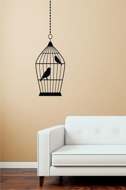 Hanging Bird Cage #3 Sticker