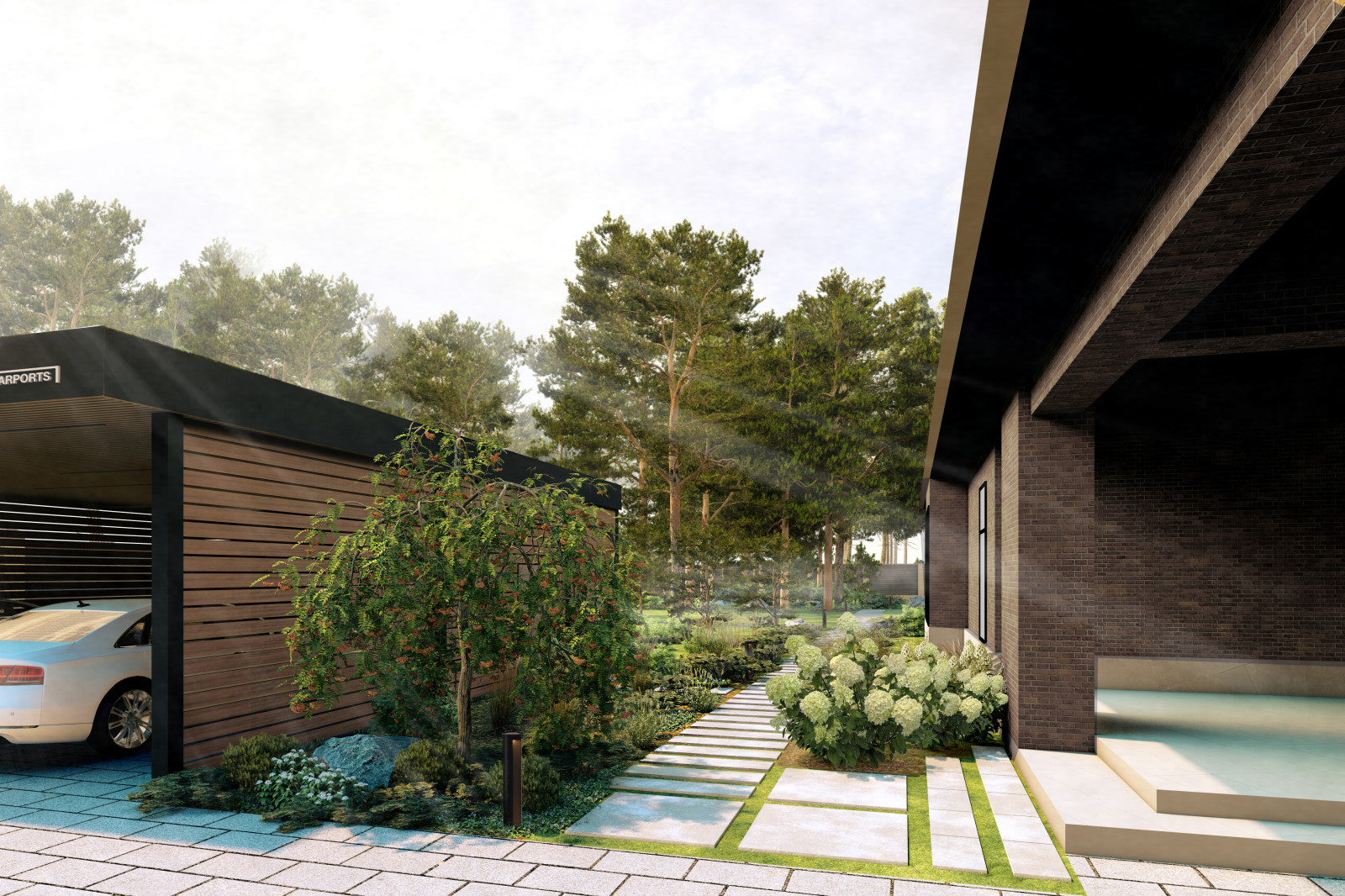 Визуализация Репино парк