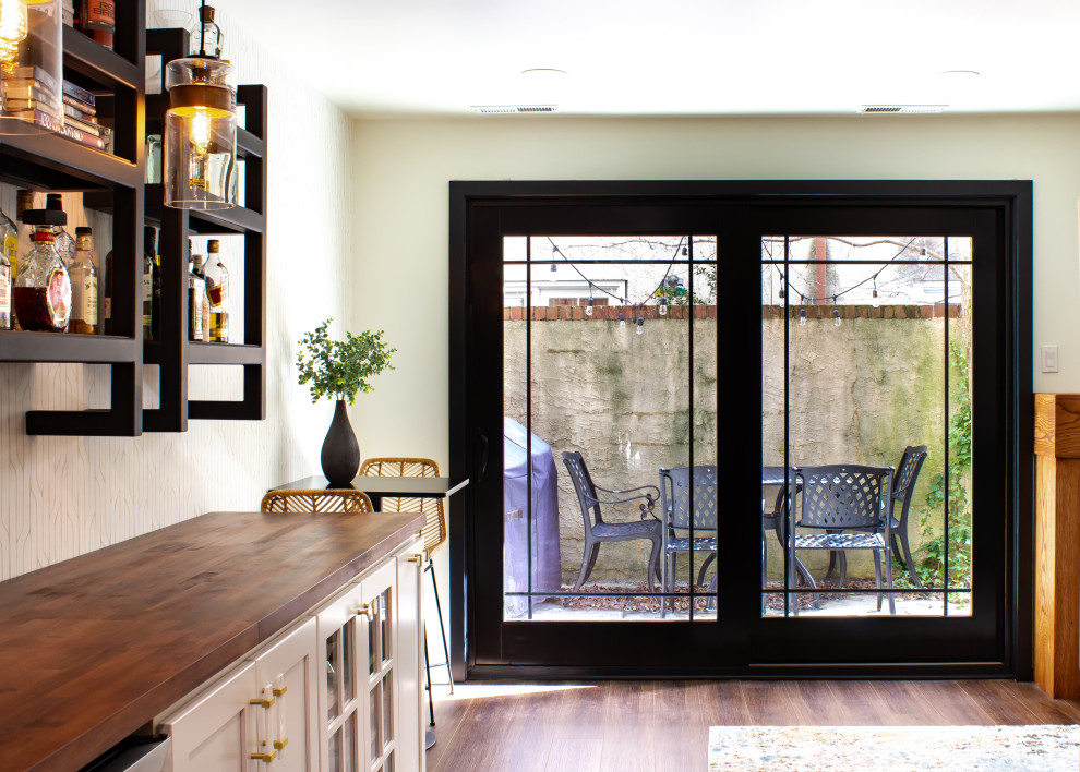 Philly 80s Glow Up - Contemporary - Home Bar - New York - by Sharon ...