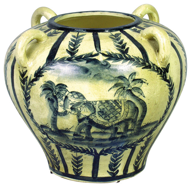 Orchard Creek Designs Elephant Vase Vases Houzz