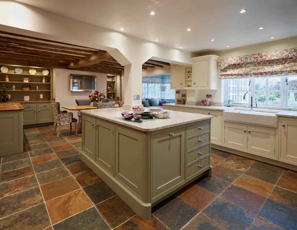 This is an example of a country kitchen in Essex.
