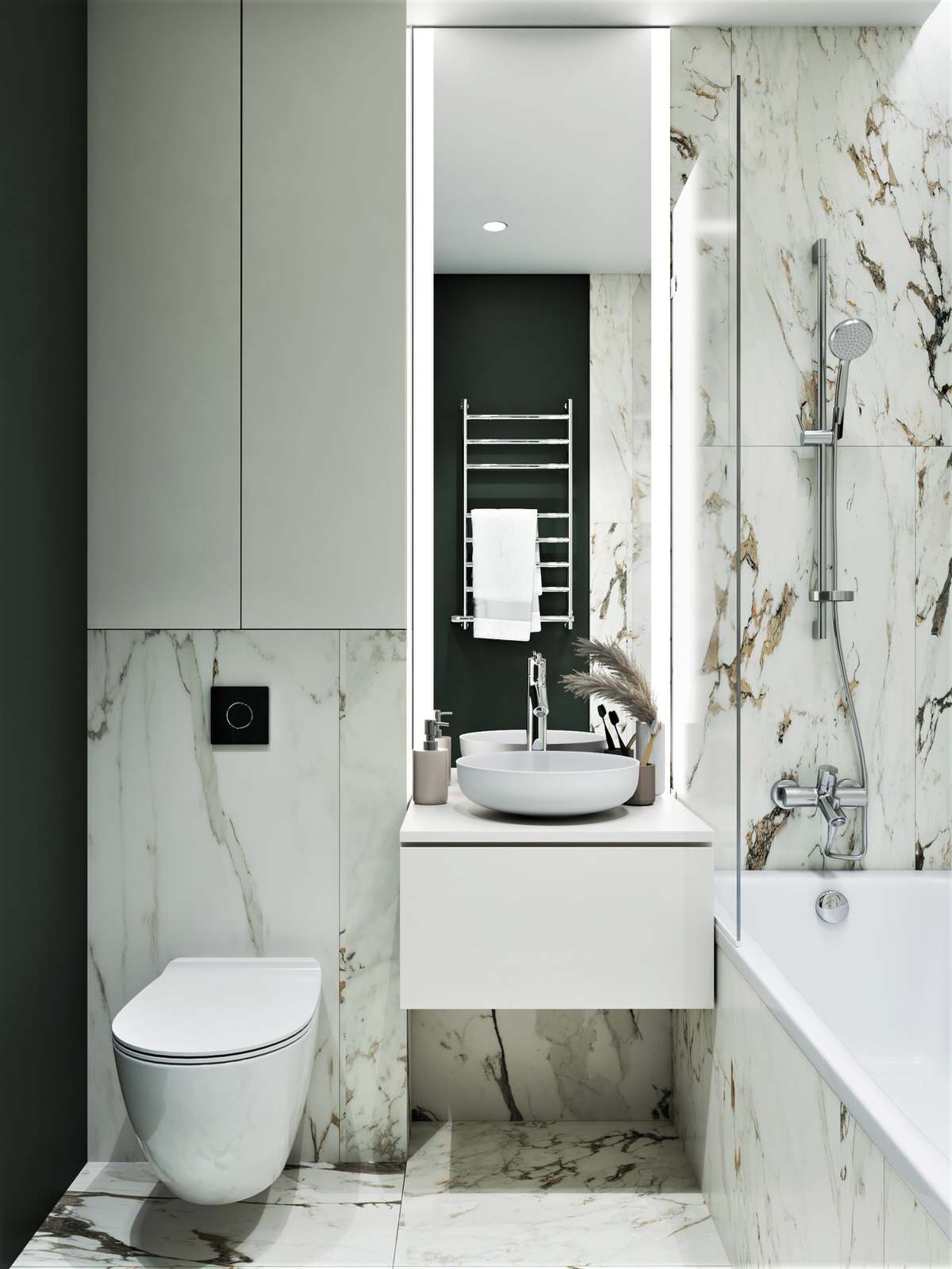 Двухкомнатная квартира площадью 66,3 м2 в ЖК Фестиваль Парк