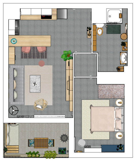 Projet Grenache plano-de-planta