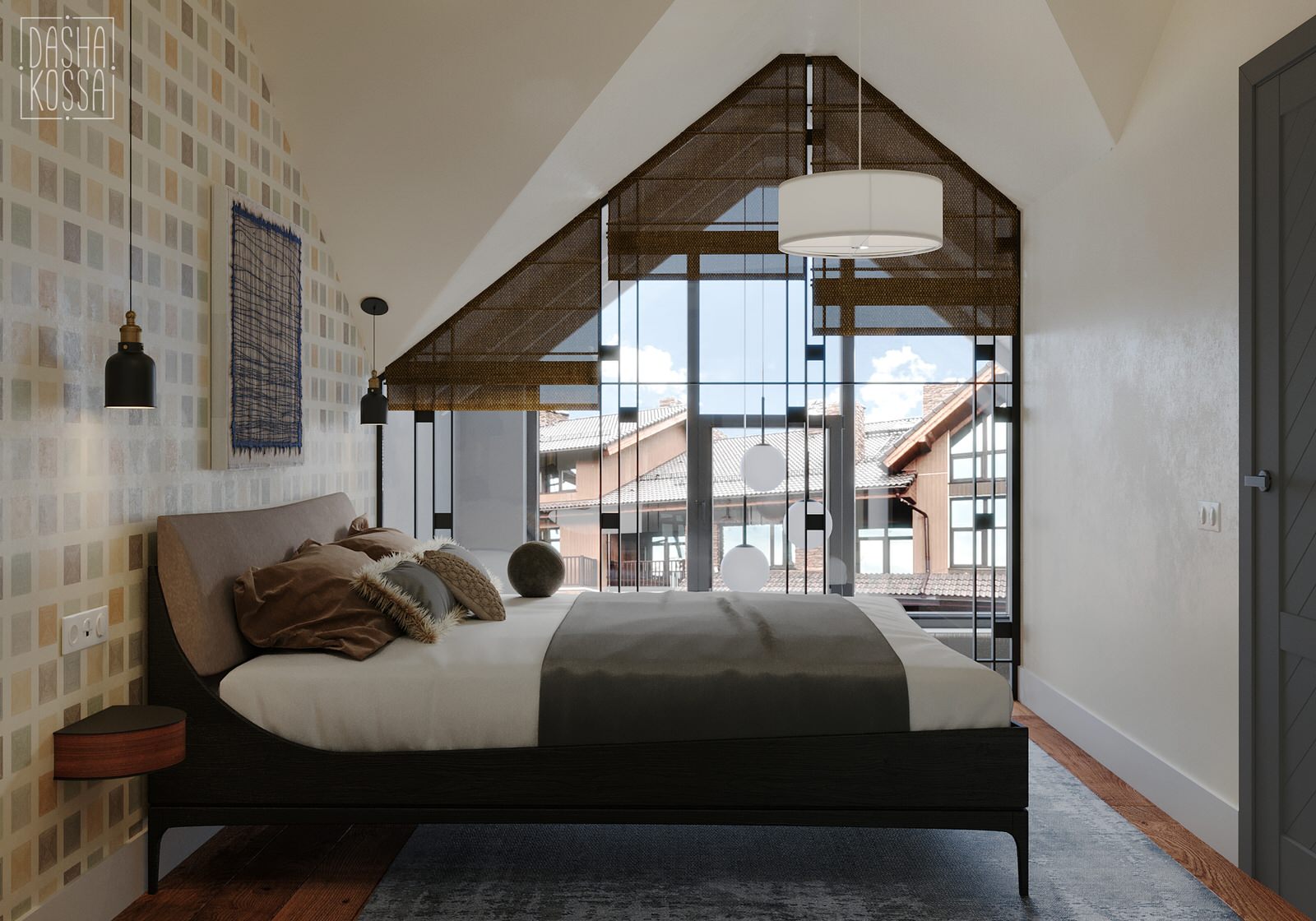 Двухуровневая квартира для загородной жизни в комфортных условиях