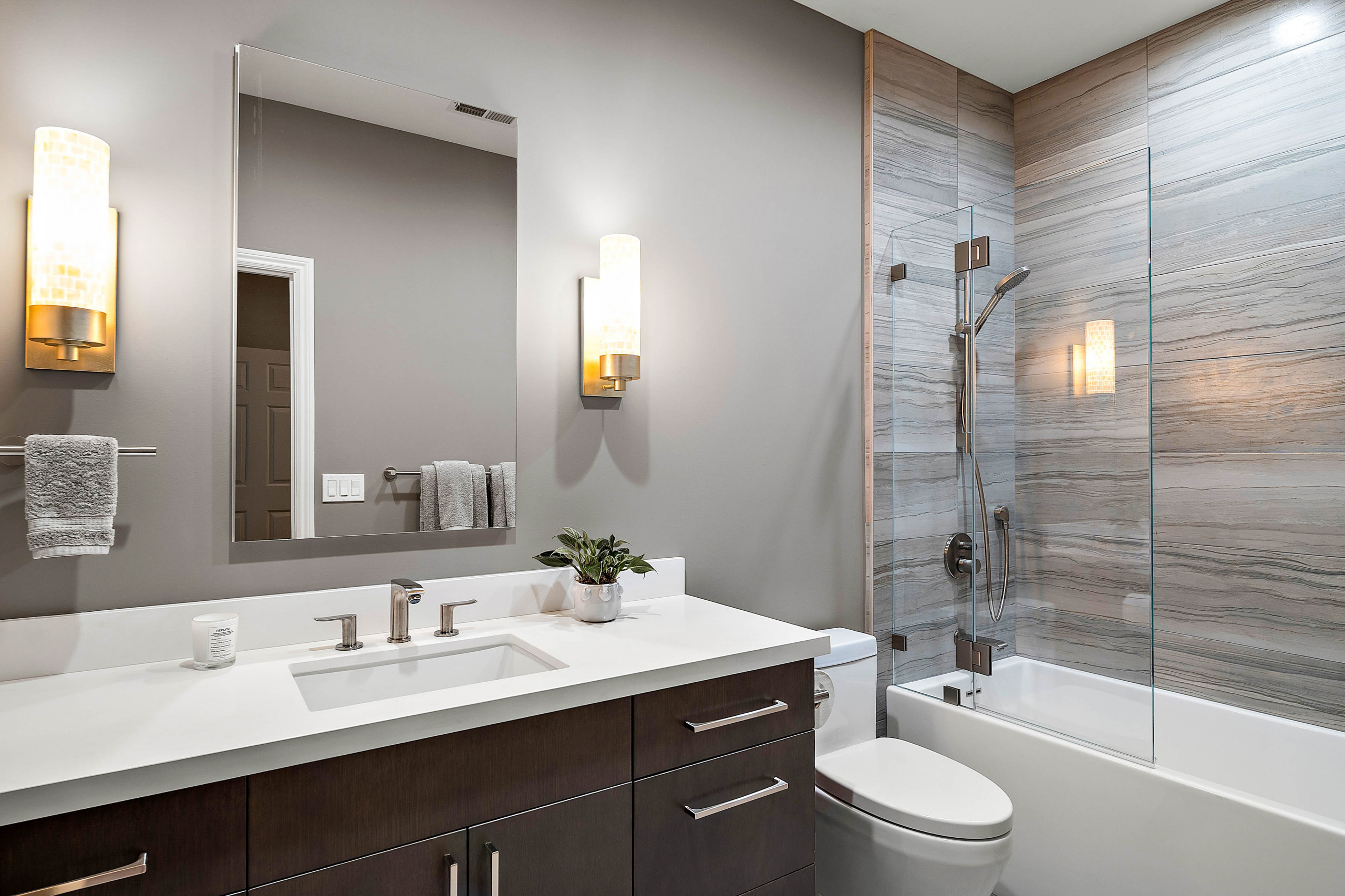 Novato |  Contemporary Bathroom Remodel