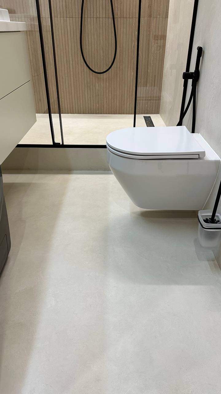 Микробетон в санузле