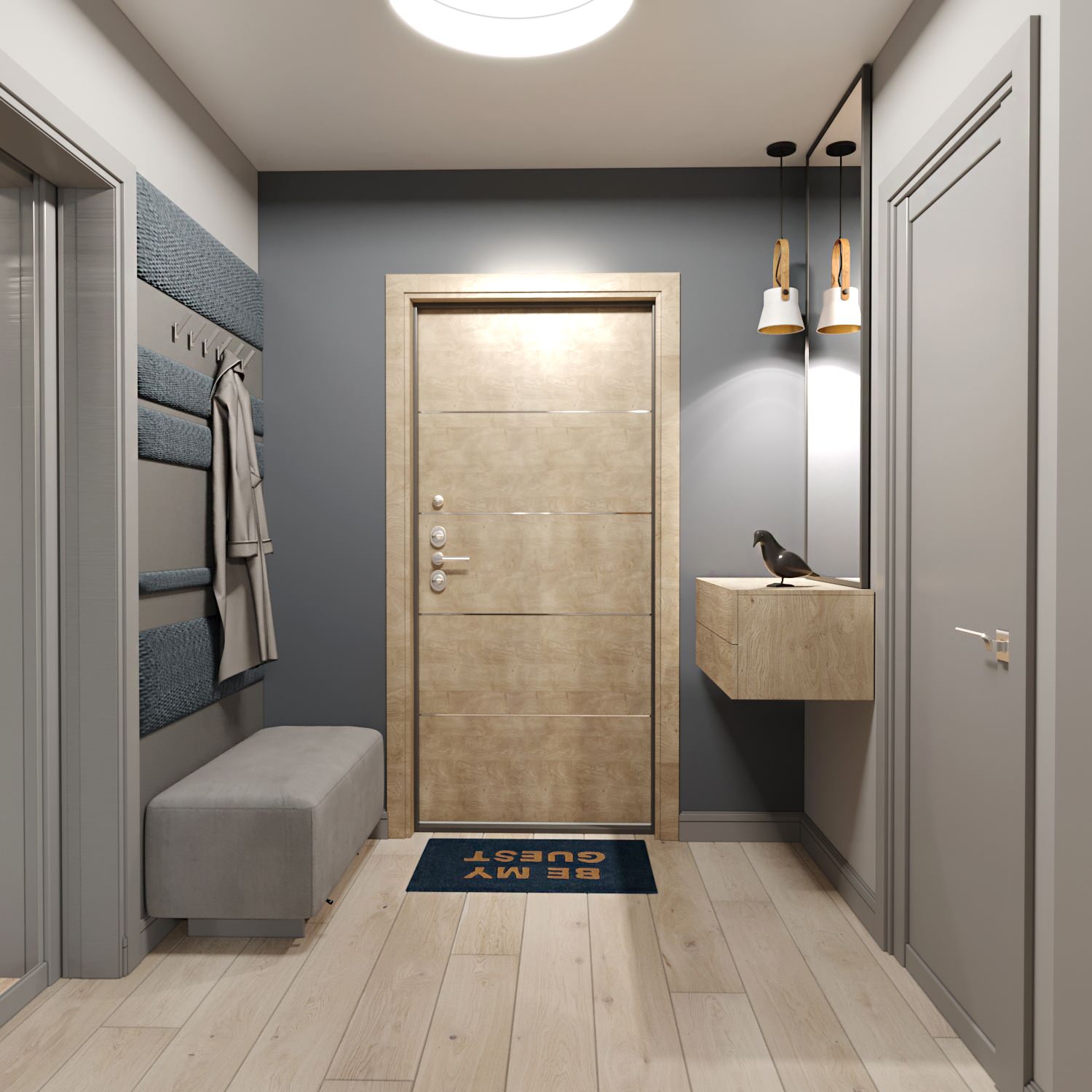 Сканди в сером