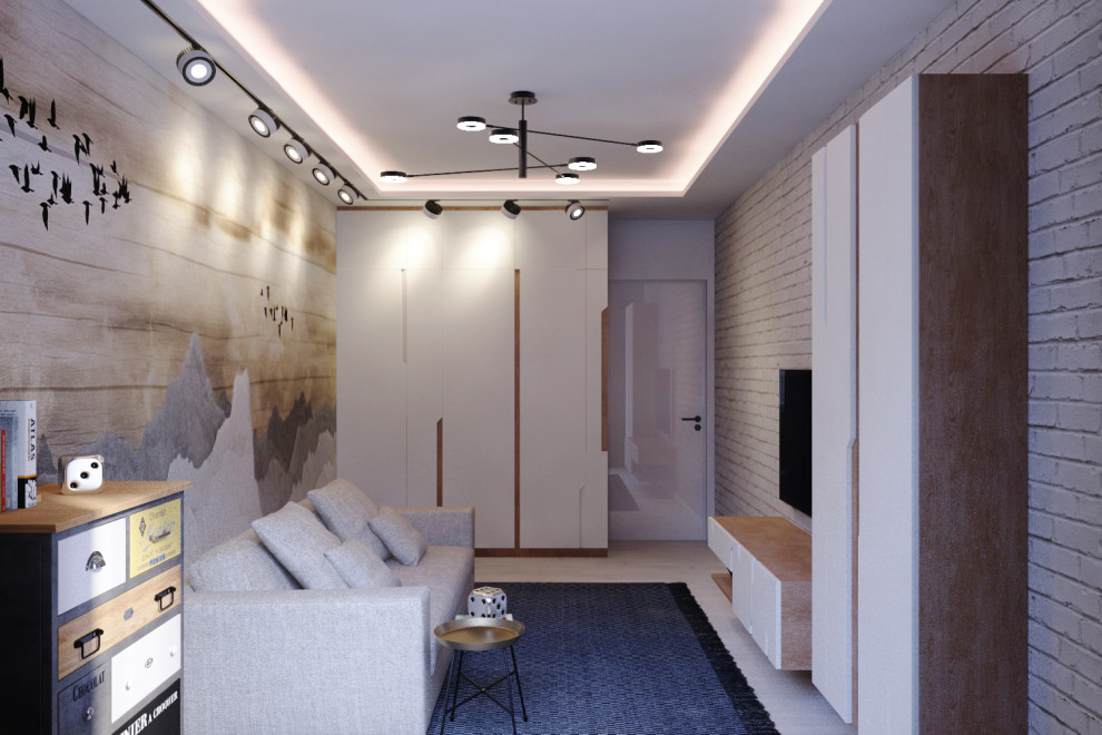 Дизайн интерьера однокомнатной квартиры для сдачи в аренду. Краснодар