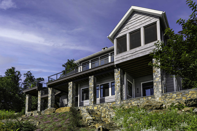 Candlewood Isle Home contemporary-terrace