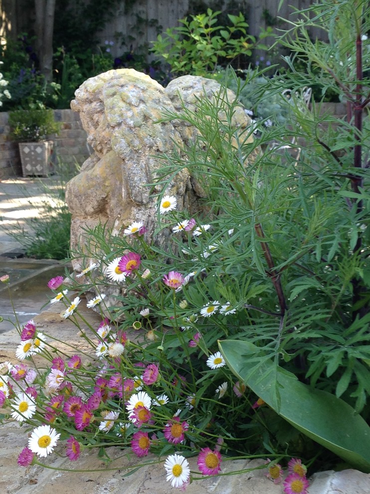 Small vintage garden in Surrey.