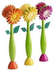 Assorted Flower Dish Brushes