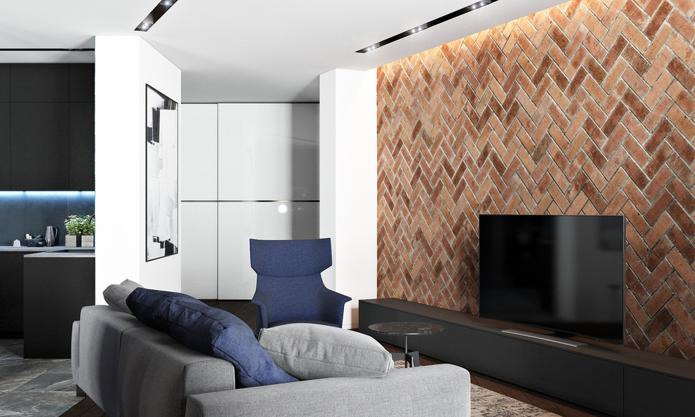 Брутальный и уютный интерьер