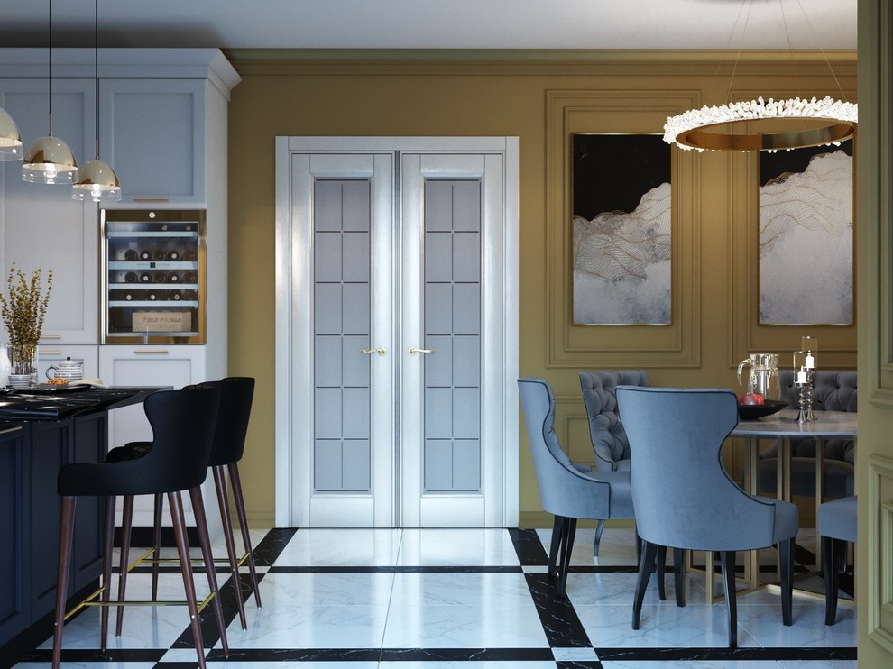 Коттедж в п. Юбилейный 160м2 во французском стиле Арт-Деко