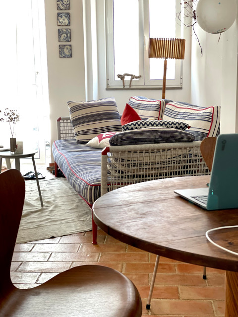 Haus im S&uuml;den mediterranean-living-room