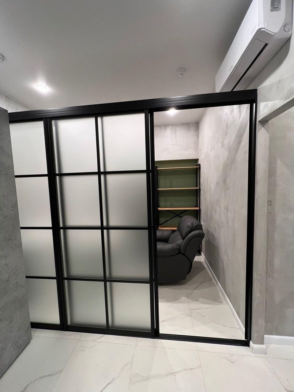 Лофт перегородка в салон красоты