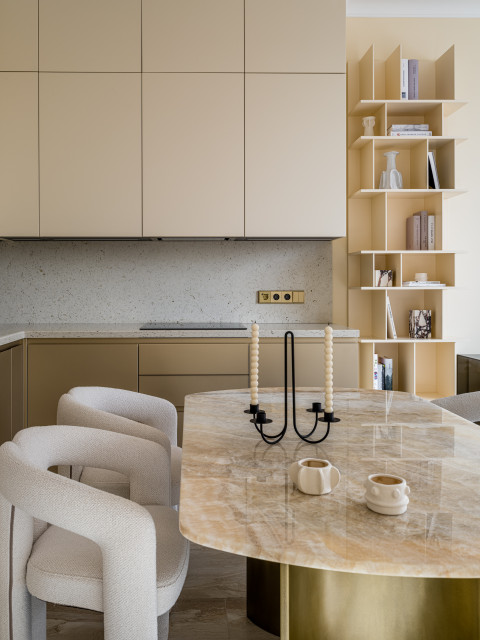 Modern Apartment Renovation contemporary-vardagsrum