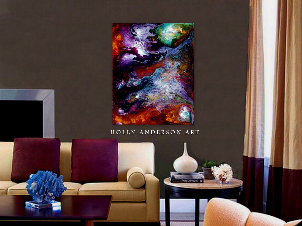 Abstract Contemporary Art for Modern Spaces " A REACH FOR EARTH"