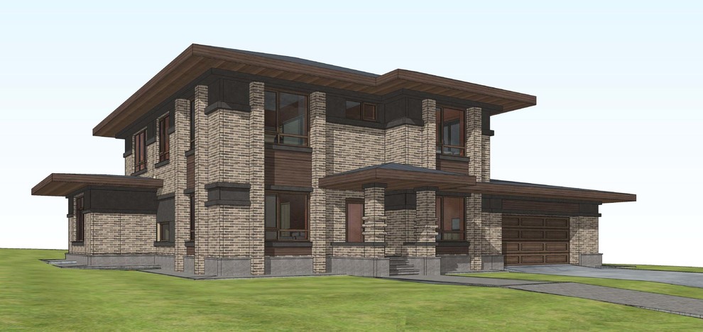 Дом в стиле Райт-парк