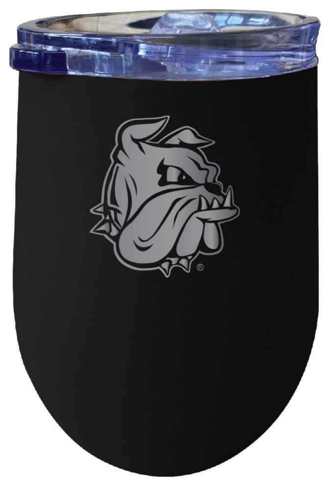 Minnesota Duluth Bulldogs 12 oz Insulated Wine Stainless Steel Tumbler Black