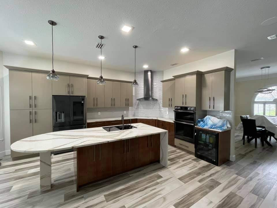 Ponte Vedra Fireplace and Kitchen
