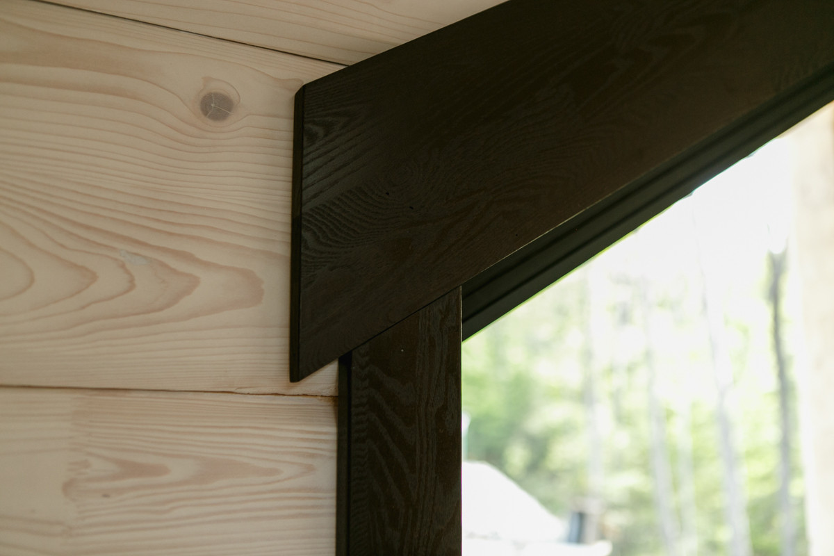 Интерьер дома из клееного бруса