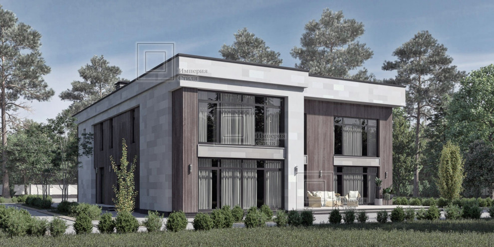 Проект дома с патио