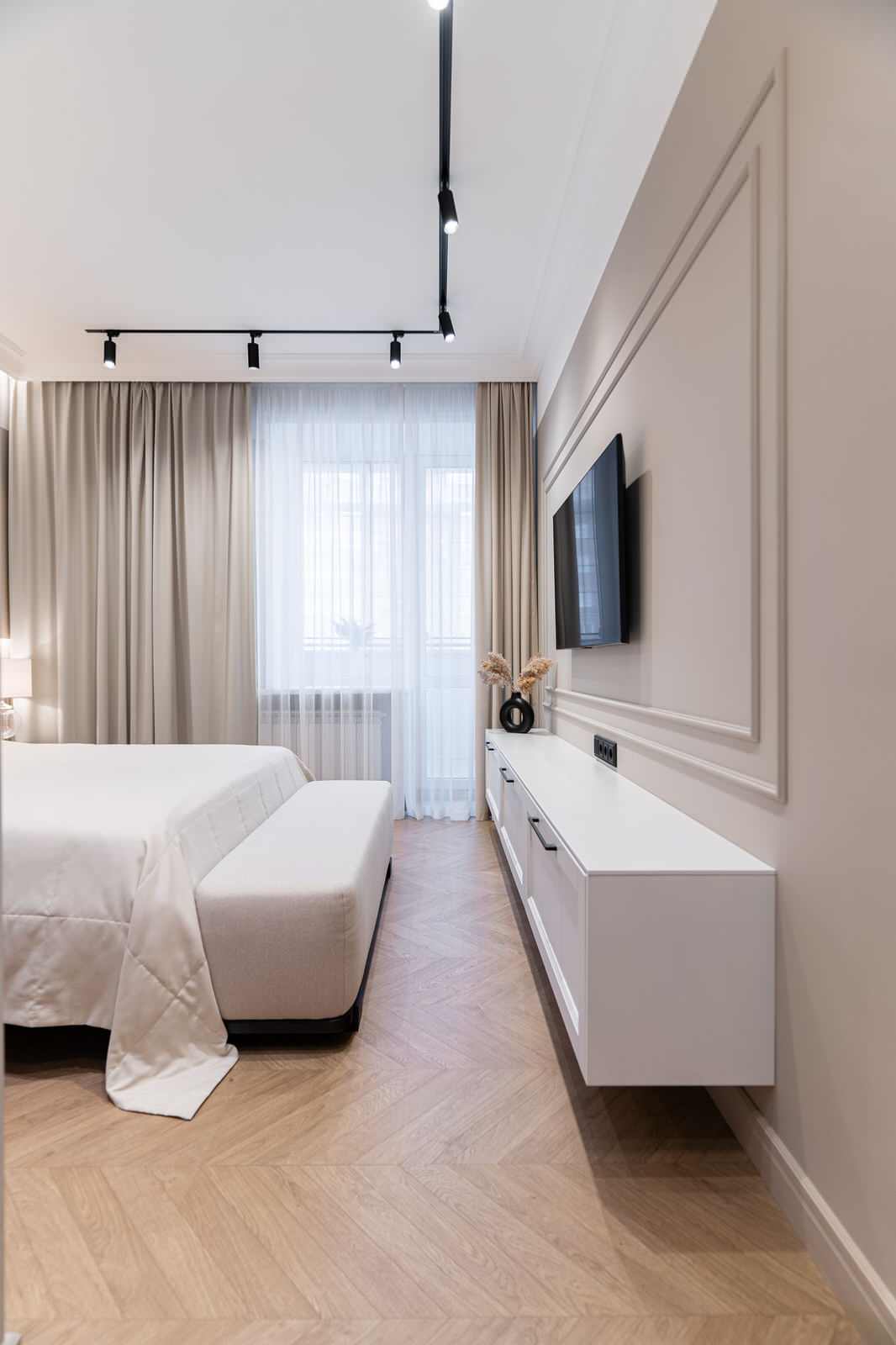 Спальня в стиле английская классика с элементами неоклассики