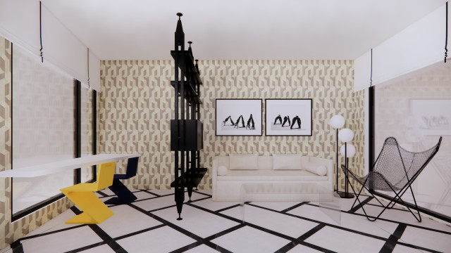 Vivienda Pinto modern-arbeitszimmer