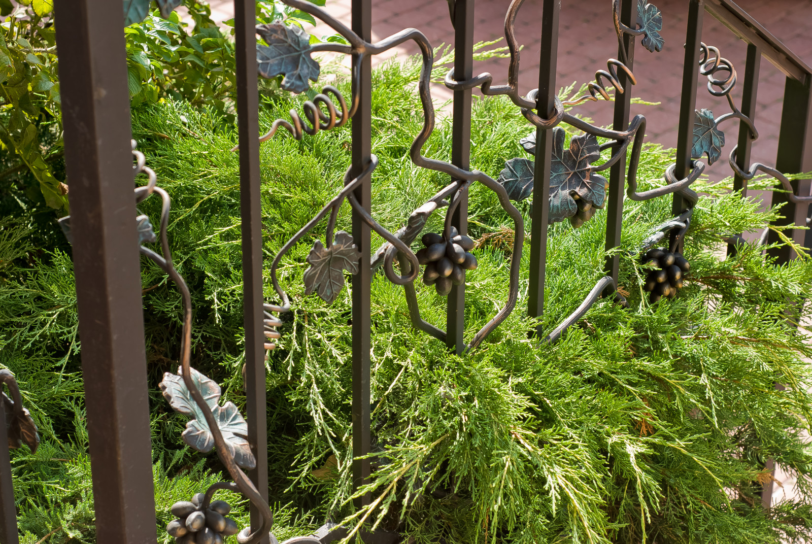 Перильное ограждение в растительном стиле