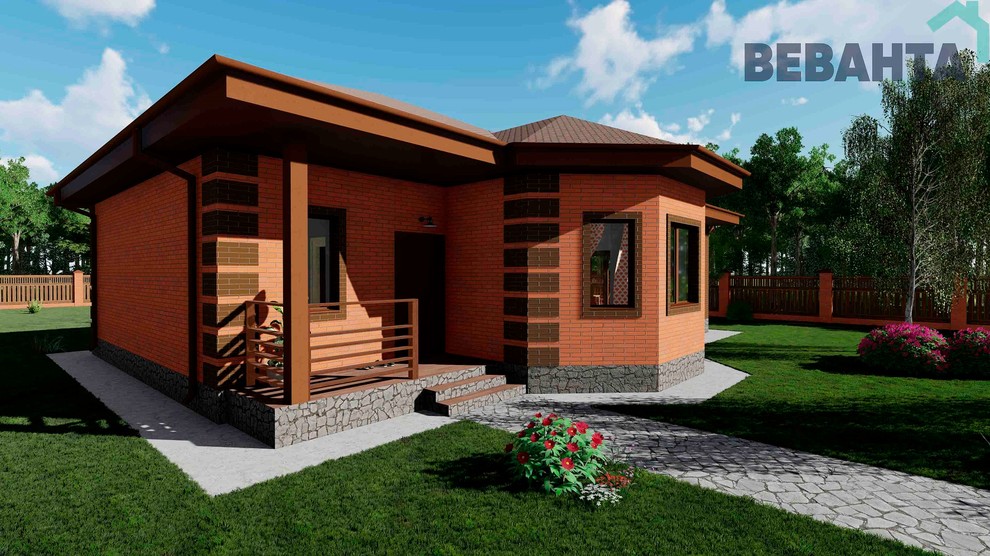 Загородный дом по проекту "Шери"