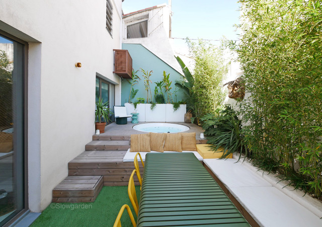 Oasis modern-terrasse